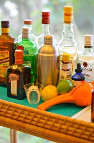 The "tropical bar". All you need while in warmer climates.