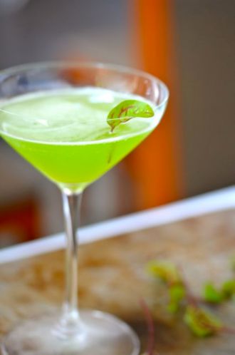 Cocktail at Manresa.