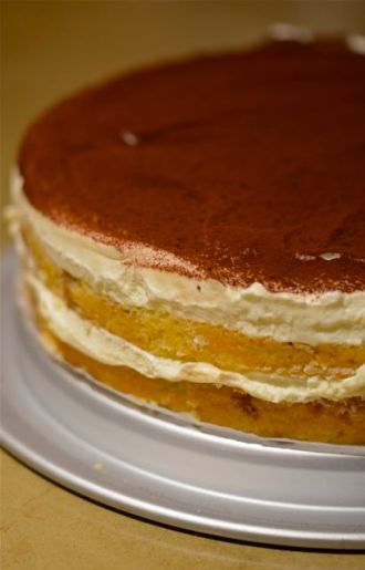Tiramisu Layer Cake.