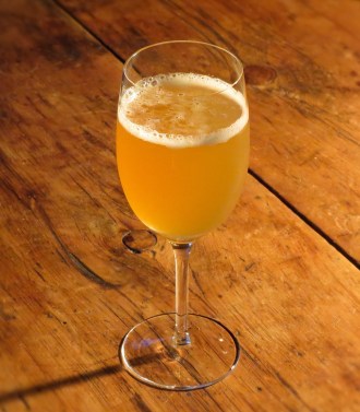 Time of the Saison cocktail.