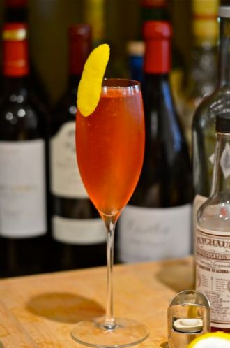 The Royal Sazerac cocktail.