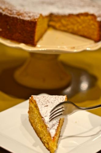 Almond cake. Life is good.